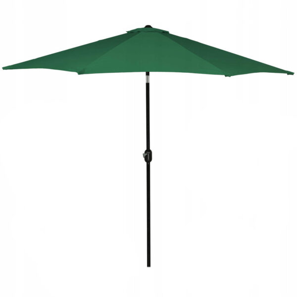 Umbrela terasa gradina, cu manivela si inclinare, GU24, diametru 300cm, Verde