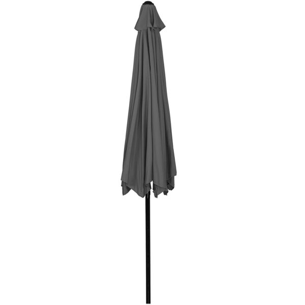 Umbrela terasa gradina, cu manivela si inclinare, GU200, diametru 300cm, gri antracit - Image 2