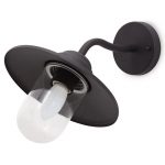 Aplica exterior, tip soclu E25, putere maxima 60 W, culoare negru