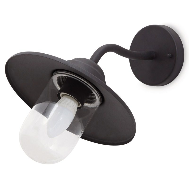 Aplica exterior, tip soclu E25, putere maxima 60 W, culoare negru