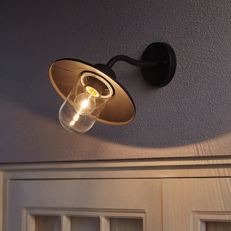 Aplica exterior, tip soclu E25, putere maxima 60 W, culoare negru - Image 2