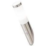 Aplica exterior Hollis cu senzor, tip soclu E27, 15 W, finisaj cromat