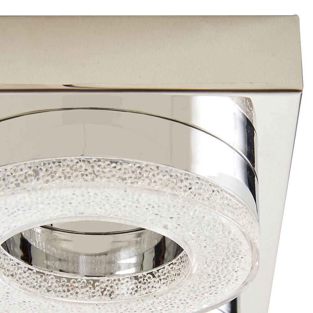 Plafoniera LED, argintie, 16 W, 1700 lm, 3000 K, metal si plastic Berna - Image 6