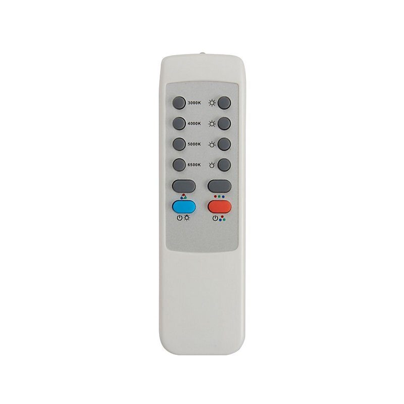 (DL) Plafoniera LED cromata, 72W, telecomanda, iluminare in 5 variante culoare - Image 3