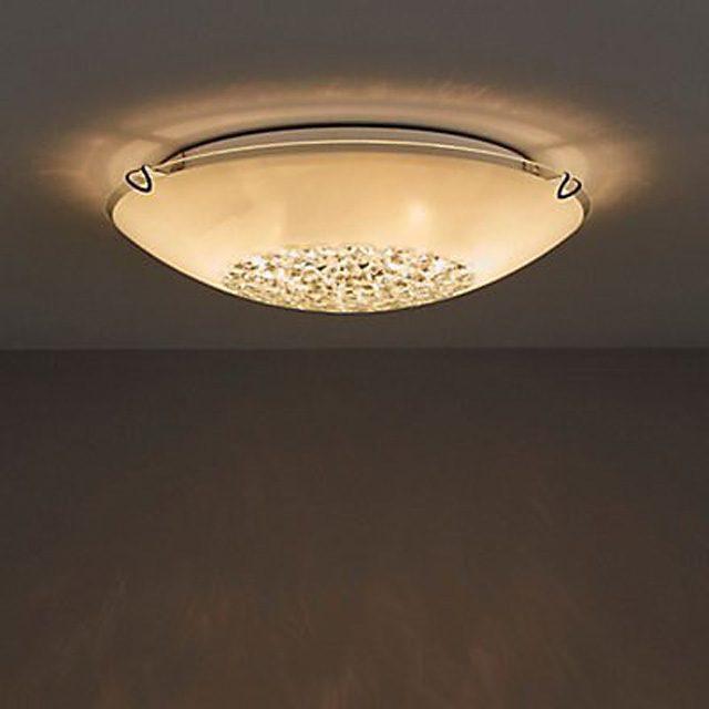Plafoniera Gaia sticla, 2x60W cu cristale transparente - Image 5