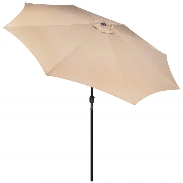Umbrela terasa gradina, cu manivela si inclinare, diametru 300cm, Taupe - Image 12