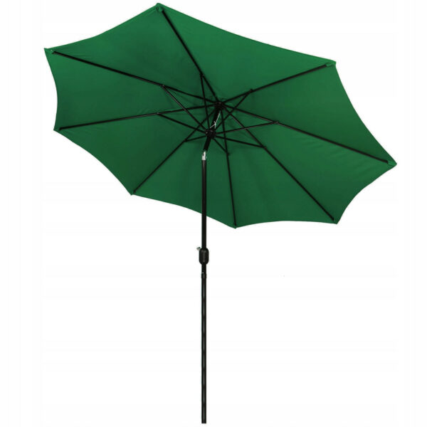 Umbrela terasa gradina, cu manivela si inclinare, GU24, diametru 300cm, Verde - Image 13