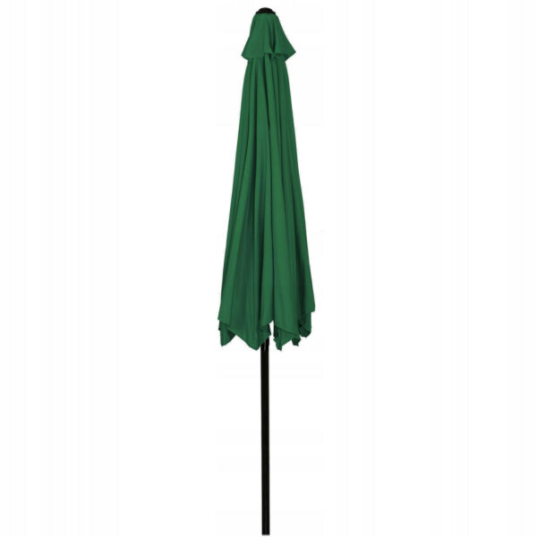 Umbrela terasa gradina, cu manivela si inclinare, GU24, diametru 300cm, Verde - Image 17