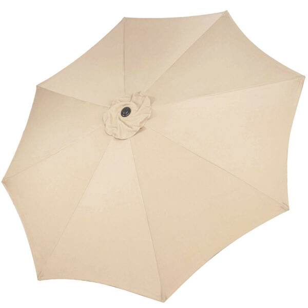 Umbrela terasa gradina, cu manivela si inclinare, diametru 300cm, Taupe - Image 19