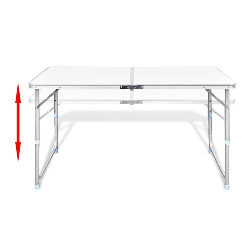 (DL) Set masa pliabila reglabila si 4 scaune, Sersimo, MDF, 120 x 60 cm - Image 3