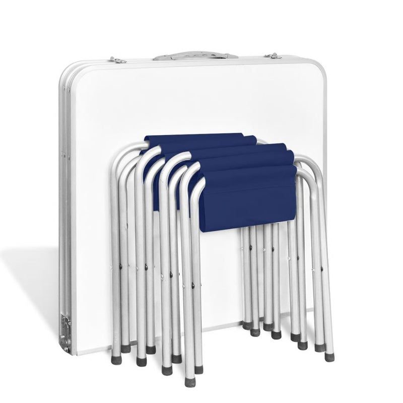 (DL) Set masa pliabila reglabila si 4 scaune, Sersimo, MDF, 120 x 60 cm - Image 5