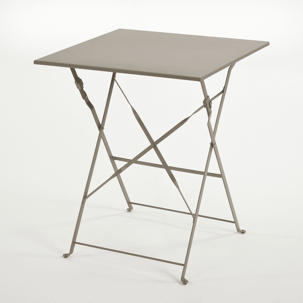 (DL) Set mobilier gradina/terasa/balcon Sersimo Metal, masa, 2 scaune, otel, gri - Image 3