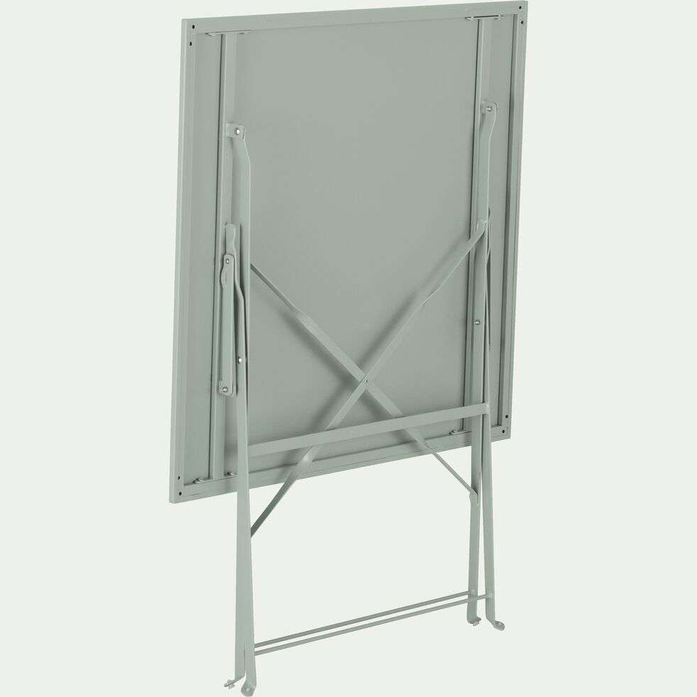 (DL) Set mobilier gradina/terasa/balcon Sersimo Metal, masa, 2 scaune, otel, gri - Image 7