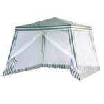 (DL) Pavilion cort de gradina 3x3 m, cu plasa anti insecte si tantari