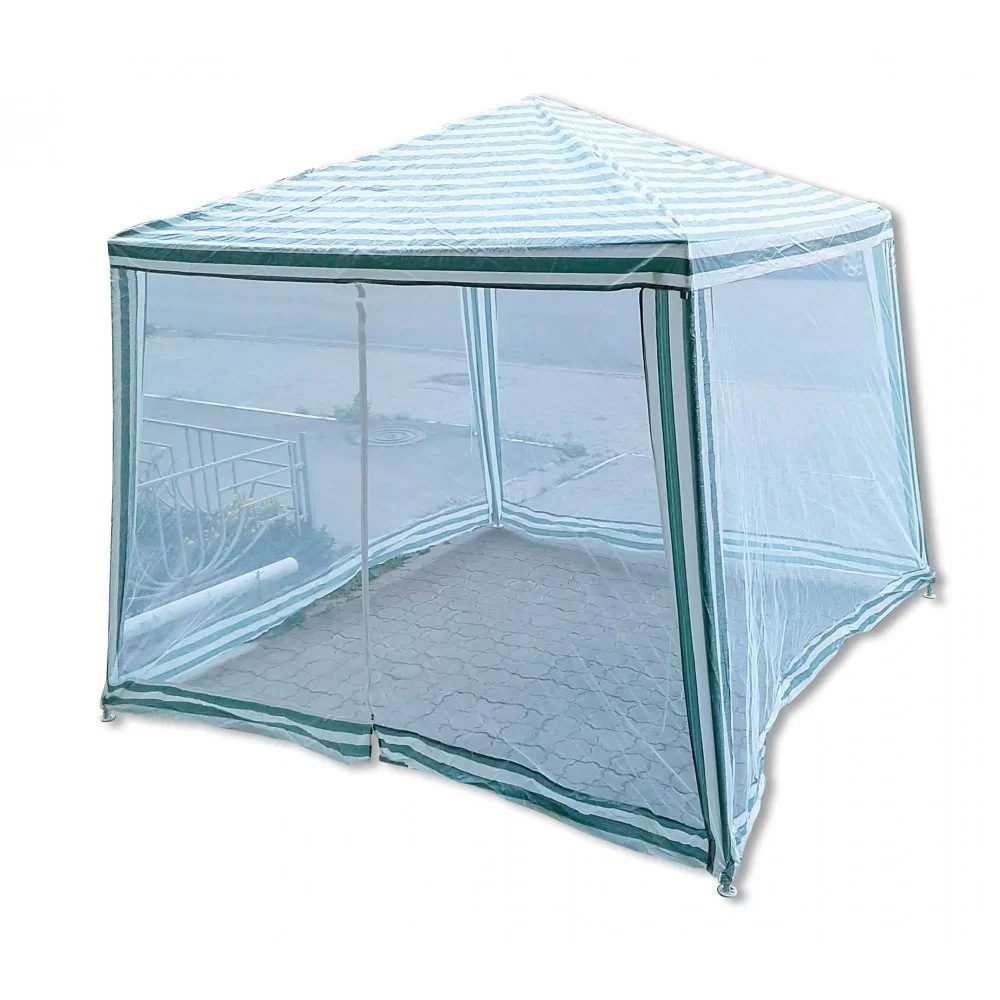 (DL) Pavilion cort de gradina 3x3 m, cu plasa anti insecte si tantari - Image 4