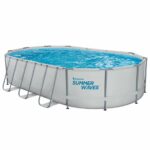 Piscina cadru metalic Summer Waves, 610x366x122 cm, 20.000 litri, cu toate accesoriile