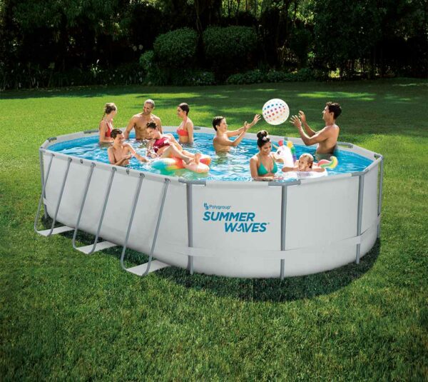 Piscina cadru metalic Summer Waves, 610x366x122 cm, 20.000 litri, cu toate accesoriile - Image 2