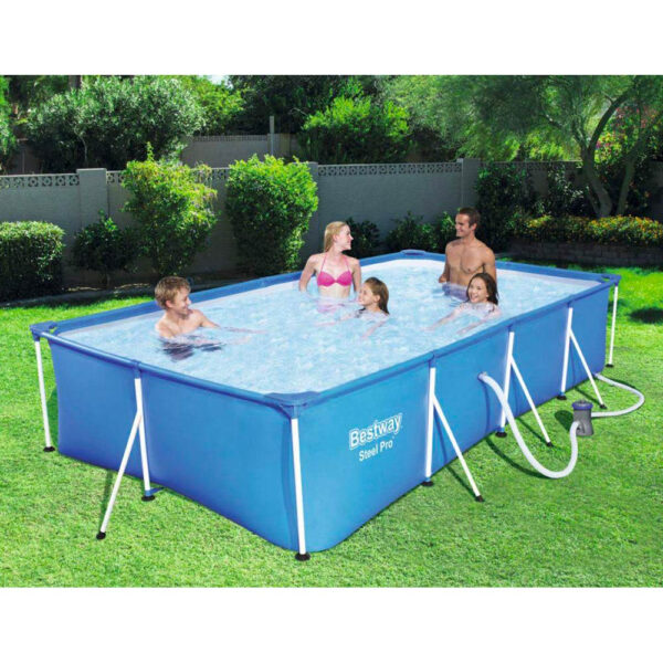Piscina cadru metalic Bestway, 400x211x81 cm, 5.700 litri, cu pompa de filtrare - Image 3