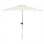 Umbrela terasa gradina, cu manivela si inclinare, GU13E, diametru 260cm, Crem
