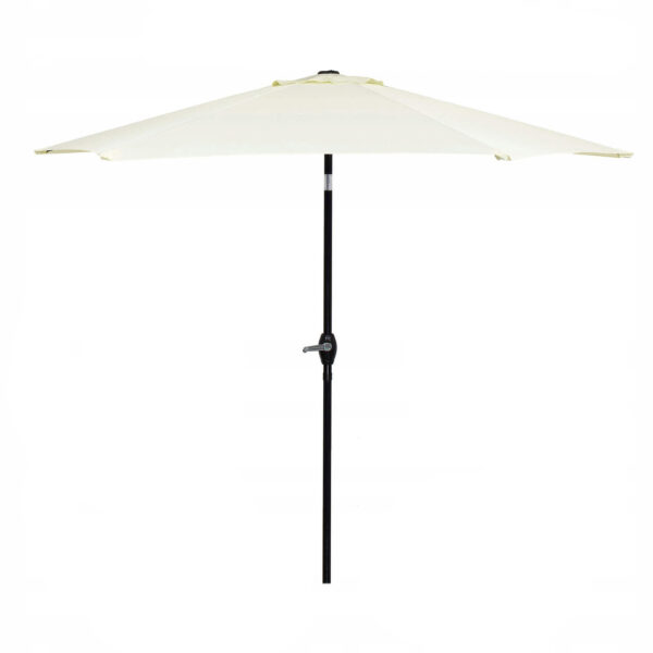 Umbrela terasa gradina, cu manivela si inclinare, GU13E, diametru 260cm, Crem