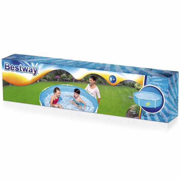 Piscina cadru metalic Bestway pentru copii, 152×38 cm, 600 litri, rotunda - Image 2