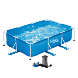 Piscina cadru metalic Summer Waves, 300x200x75 cm, 3.500 litri, cu pompa de filtrare