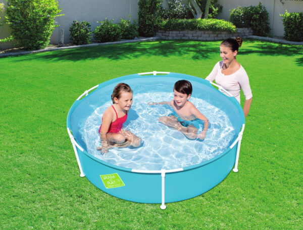 Piscina cadru metalic Bestway pentru copii, 152×38 cm, 600 litri, rotunda - Image 3