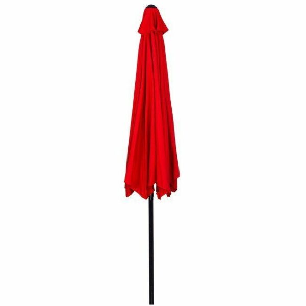 Umbrela terasa gradina, cu manivela si inclinare, GU18E, diametru 300cm, Rosu - Image 12