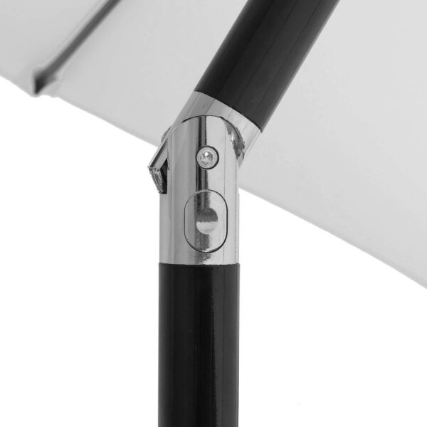Umbrela terasa gradina, cu manivela si inclinare, GU12E, diametru 260cm, Gri - Image 11