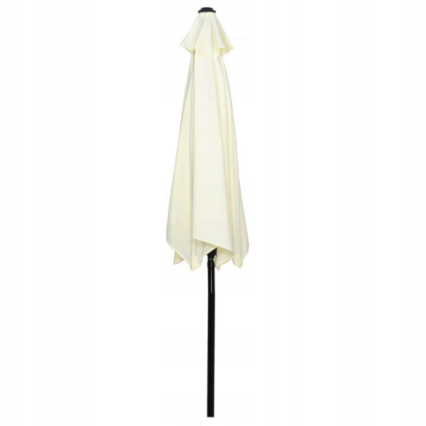 Umbrela terasa gradina, cu manivela si inclinare, GU13E, diametru 260cm, Crem - Image 3