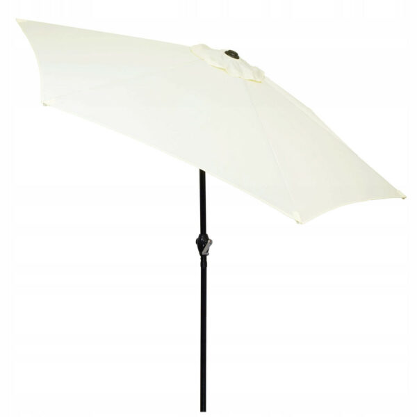 Umbrela terasa gradina, cu manivela si inclinare, GU13E, diametru 260cm, Crem - Image 5