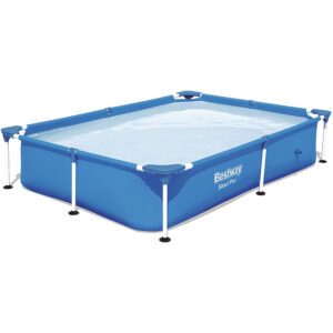 Piscina cadru metalic Bestway, 221x150x43 cm, 1.200 litri, ideala pentru copii