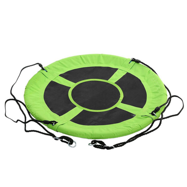 Leagan tip cuib Sersimo NS3, diametru 90cm, inaltime reglabila, pentru exterior, sarcina 150 kg, Verde Negru - Image 7