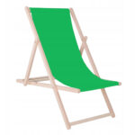 Összecsukható napágy bükkfából, önszerelhető, 120kg, zöld