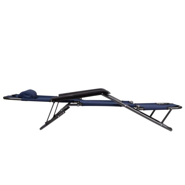 Sezlong pliabil SERSIMO GC12, Relax Zero Gravity, 80x60x153cm, Albastru inchis - Image 12