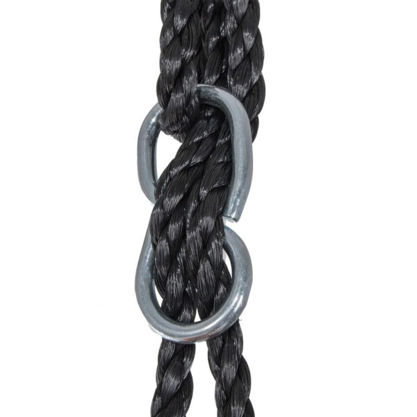 Leagan tip cuib Sersimo NS8, diametru 90cm, inaltime reglabila, pentru exterior, sarcina 150 kg, Albastru Negru - Image 4