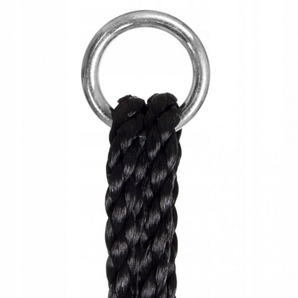 Leagan tip cuib Sersimo NS13, diametru 60cm, inaltime reglabila, pentru exterior, sarcina 100 kg, Albastru Negru - Image 5