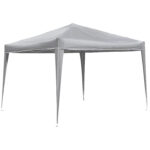 (DL) Pavilion gradina Sersimo pliabil pop-up, impermeabil, cu protectie UV, 300x300cm, gri