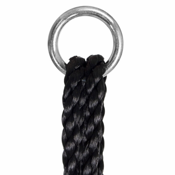 Leagan tip cuib Sersimo NS12, diametru 60cm, inaltime reglabila, pentru exterior, sarcina 100 kg, Verde Negru - Image 6
