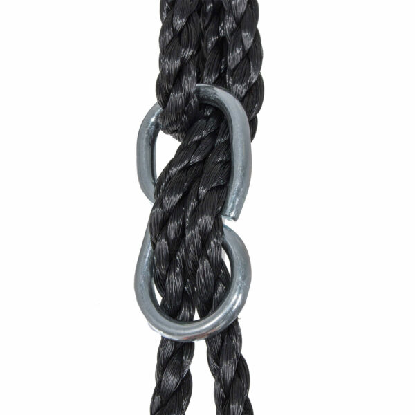Leagan tip cuib Sersimo NS12, diametru 60cm, inaltime reglabila, pentru exterior, sarcina 100 kg, Verde Negru - Image 7