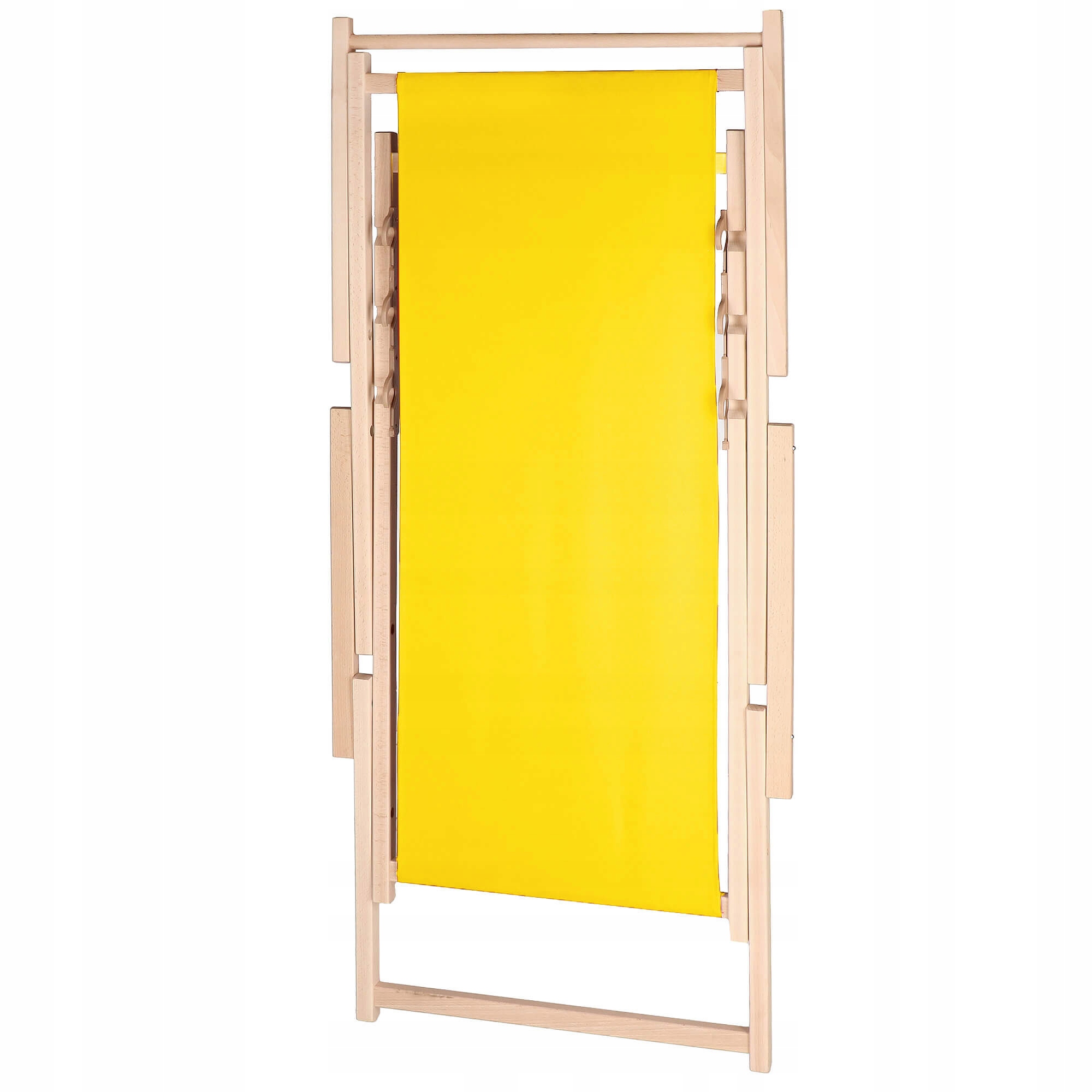 (DL) Sezlong cu brate pliabil din lemn de fag SERSIMO DC3YL40, 120kg, galben - Image 12
