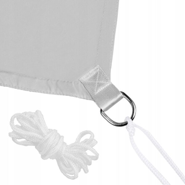 Copertina prelata de soare Sersimo SN146, dreptunghiulara, impermeabila cu protectie UV, 4x3m, gri - Image 10