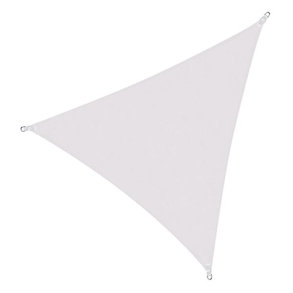 Copertina prelata de soare Sersimo SN117, triunghiulara, impermeabila cu protectie UV, 3x3x3m, gri deschis
