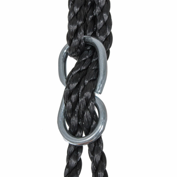 Leagan tip cuib Sersimo NS16, diametru 120cm, inaltime reglabila, pentru exterior, sarcina 180 kg, Albastru Negru - Image 2