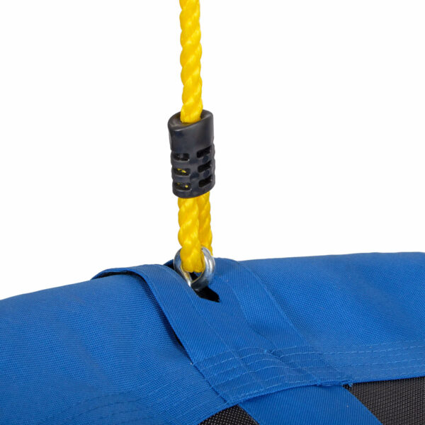 Leagan tip cuib Sersimo NS15, diametru 110cm, inaltime reglabila, pentru exterior, sarcina 150 kg, Albastru Negru - Image 4