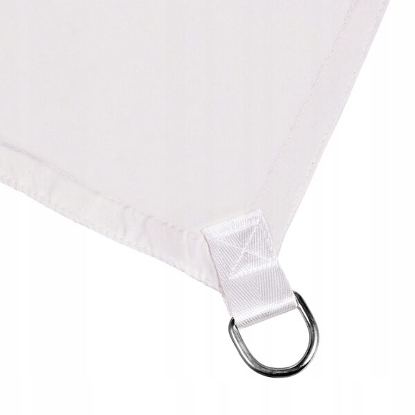 Copertina prelata de soare Sersimo SN117, triunghiulara, impermeabila cu protectie UV, 3x3x3m, gri deschis - Image 4