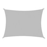 Copertina prelata de soare Sersimo SN146, dreptunghiulara, impermeabila cu protectie UV, 4x3m, gri
