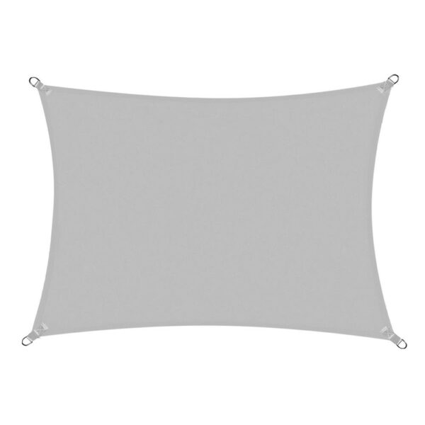 Copertina prelata de soare Sersimo SN146, dreptunghiulara, impermeabila cu protectie UV, 4x3m, gri