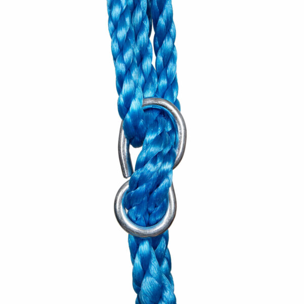 Leagan tip cuib Sersimo NS21, diametru 80cm, inaltime reglabila, pentru exterior, sarcina 100 kg, negru albastru - Image 6