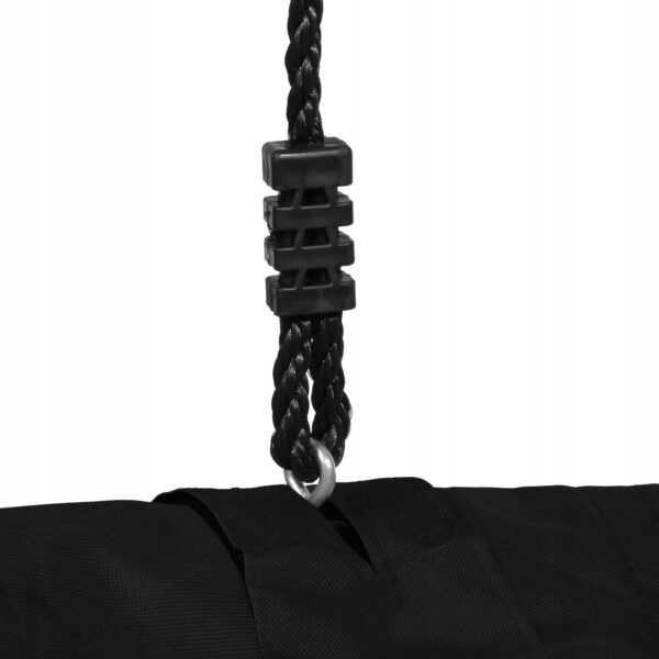 Leagan tip cuib Sersimo NS17, diametru 120cm, inaltime reglabila, pentru exterior, sarcina 180 kg, Negru - Image 6
